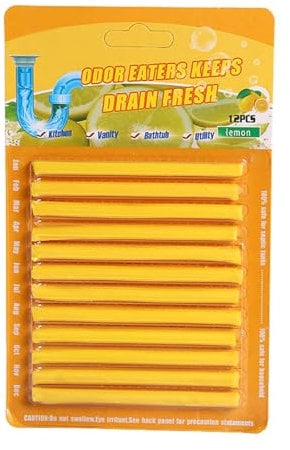 Drain Sticks - 12 Pezzi Pulitore Per Tubi Di Scarico | Drain Cleaner Sticks | Cleaning Sticks Per Tubi Intasati In Cucina, Bagno E Doccia | Mantiene Gli Scarichi Privo Di Ostruzione E Odori