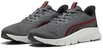 PUMA Mens FlexFocus Lite Modern Runners Grey/Red 10