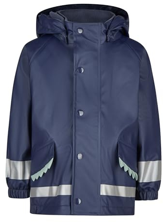 Sterntaler Unisex Baby Regenjacke gefüttert Zacken