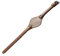 QNGMKBKTDZ Bracelet De Montre Respirant For Femmes, 8mm, Adapté Aux Bracelets De Montre Fossil Es3262 Es3060(Coffee-Rose-K1)