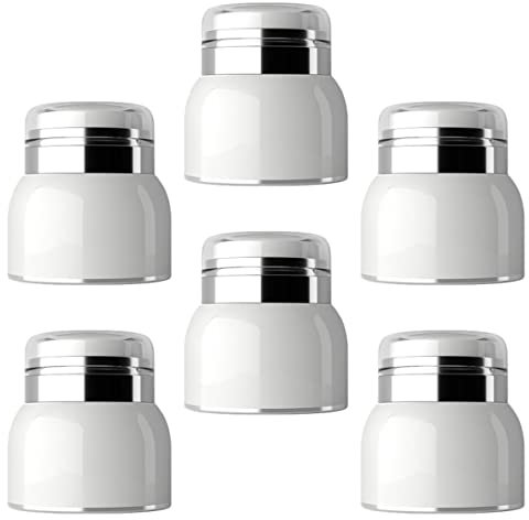 TOVINANNA 6pièces Pots Distributeurs Vides Pour Cosmétiques Contenants Pompes Rechargeables Pour Lotion