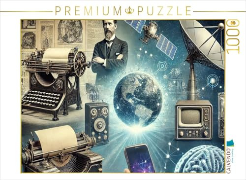 CALVENDO Puzzle Kommunikation und Medien | 1000 Teile Lege-Größe 64 x 48 cm Foto-Puzzle für glückliche Stunden