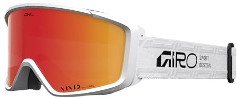 Giro Snow Index 2.0 Skibrille Schneebrille Snowboardbrille OTG | Brillenträger geeignet, ZEISS®, Anti-Fog, EXV Sichtfeld | Unisex Adult Googles - Farbe: stacked white - Gläser: vivid pink