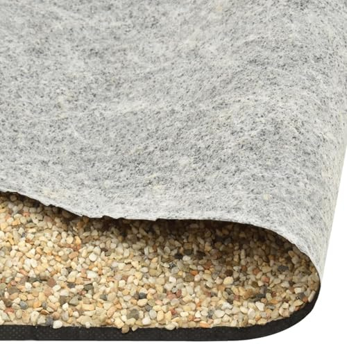Gecheer Garden Pond Liner - Stone Effect, 150x60cm, Sand Color, Indoor/Outdoor Use Model149521
