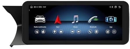 Pantalla de CarPlay Estéreo para Coche Android CarPlay de 10,25 para Mercedes Clase C W204 2011-14 NTG4.5