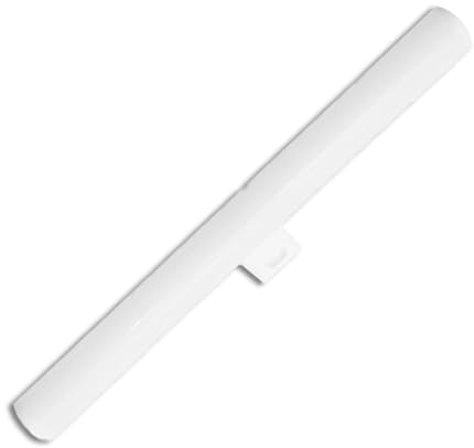 Genérico Linestra LED S14D 50cm 12W Equivalente a 90W 1100LM Blanco Cálido 2700K LED Lineal Lámpara Angulo de Haz 180° S14S Bombilla Tubo 1 Casquillo para Cocina Baño Espejo No Regulable