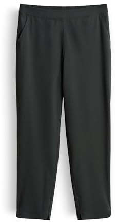 someday Damen Stoffhose | Charlie Relaxed Stoffhose mit Komfortbund Midnight Olive, 34