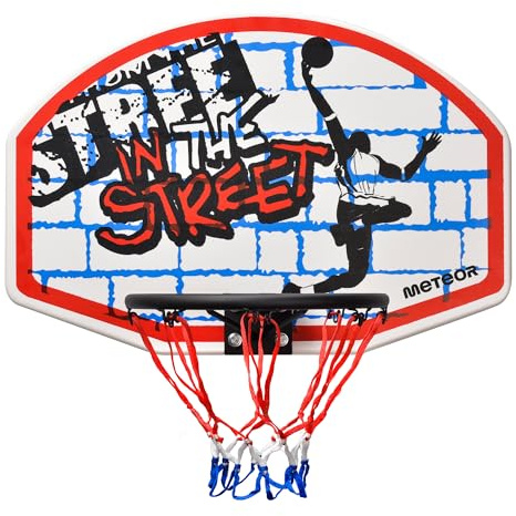meteor basketballkorb Kinder basketballkorb Wand Set mit Ball und pumpe mini basketballkorb 65 x 45 cm basketballkorb Outdoor Indoor basketballkorb Garten kinderzimmer wandmontage