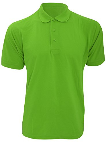 Kustom Kit Mens Klassic Superwash Short Sleeve Polo Shirt (S) (Lime)