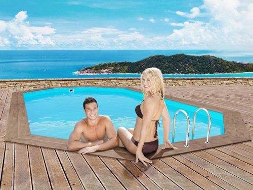 Habitat et Jardin Piscina Rio in Legno - 5,60 x 3,70 x 1,24 m