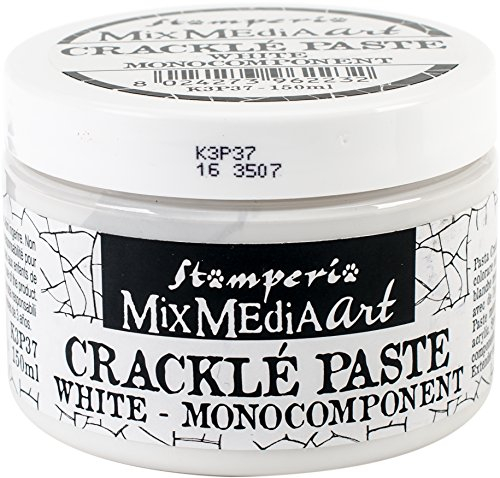Stamperia K3P37 Crackle Paste 150 ml, Pasta a Base d'Acqua, Multicolore, 7.5cmX6cm