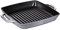 STAUB Grill 2 Manici Quadrata Piccola 23 cm Grigio Grafite
