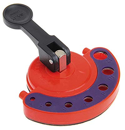 TOOLSTAR Lochsäge für Glasfliesen, 4 mm - 12 mm einstellbare Lokatoröffnungen mit Saugnapfboden Lochsäge, Kernbohrer, Werkzeug für Glas, Marmor, Keramik