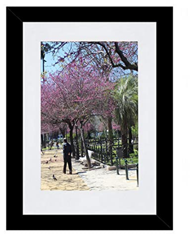 Cadre photo à accrocher - En MDF - 50 x 100 cm - Noir - 40 tailles différentes - Sélectionnables - Sans passe-partout - Aliyah