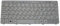 Clavier russe pour ordinateur portable ACER Aspire One D255 MP-09H23SU-9202 AEZH9700120 Blanc