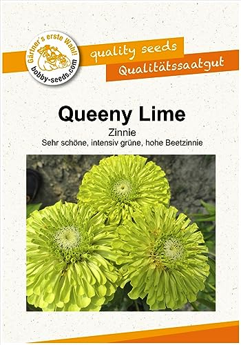 Blumensamen Queeny Lime Zinnie Portion