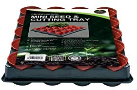 Tray met 20 kweekpotjes 6 cm