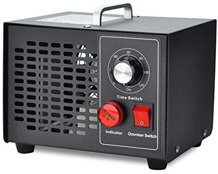 COVVY Generatore commerciale dell'ozono,sterilizzatore mobile del purificatore dell'aria della macchina dell'ozono O3,per la casa,cucina,ufficio,hotel,automobile,barca,ristorante,deposito (3500mg/h)