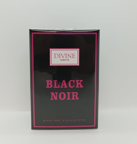 DIVINE - BLACK NOIR Profumo per Uomo Donna Eau De Toilette, Profumazione a Lunga Durata, Formato da 100 ML