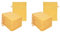 Betz Lot de 20 Gants de Toilette Premium Taille 16x21 cm 100% Coton Couleur Jaune Miel