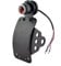 Motorcycle 19mm (3/4) Rear Side Mount Taillight Integrated License Number Plate Bracket for Harley Sportsters Bobber Chopper