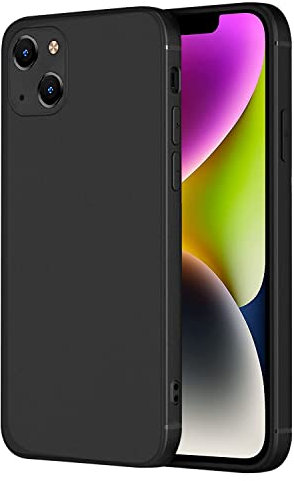 gueche Designed for iPhone 14 Case, Silky-soft Shockproof Smartphone Cover, Phone Case for iphone 14 – Black