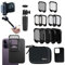 GUEDIEO Kreativ Snap Filter Bundle für iPhone 14Pro MAX, mit ND-Filter, Gold- & Blau-Streifen, Cross-Star & Nebelfilter, ausziehbarem Stativ und Handy-Clip