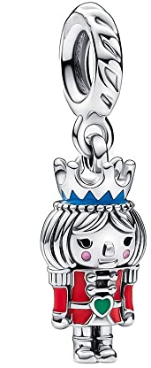 VALGACLS Santa Claus Xmas Halloween Charms for Bracelet Necklace 925 Sterling Silver Charms for Women, Sterling Silver, No Gemstone