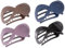 SSRDFU Haarspangen Damen Vintage - 4 Pcs Haarklammer Groß Dickes Haar Französisch Haarspange Schwarz Haar Accessoire Frauen Mädchen Big Hair Clip