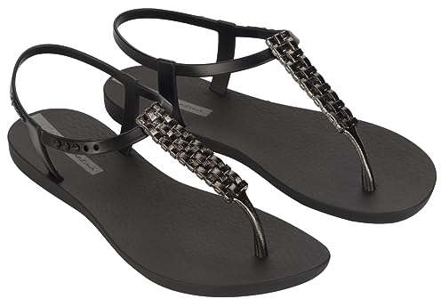 Ipanema Damen Class Modern Craft Sandale, Schwarz, 39 EU