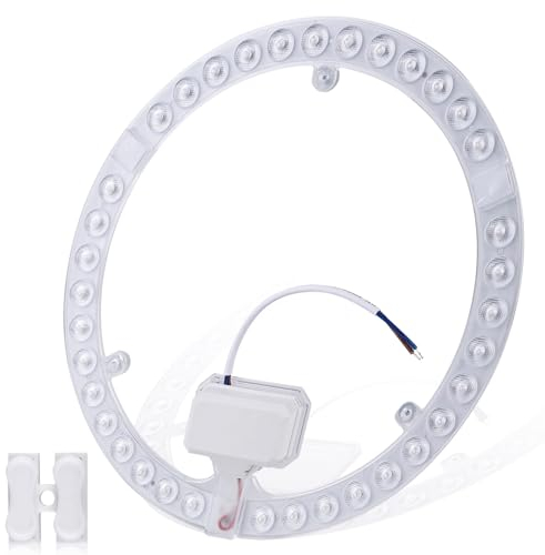 Vegena 36W Módulo De Anillo LED, Módulo LED, Kit De Conversión, Juego De Conversión Soporte Magnético Para Marco De Techo De Hierro 220V