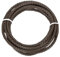 sourcing map Braided Leather Cord, 4mm Round Braided Faux Leather Necklace Cord Bolo Tie String 2 Yard for Jewelry Making Necklace Crafts Beading Braiding 20
