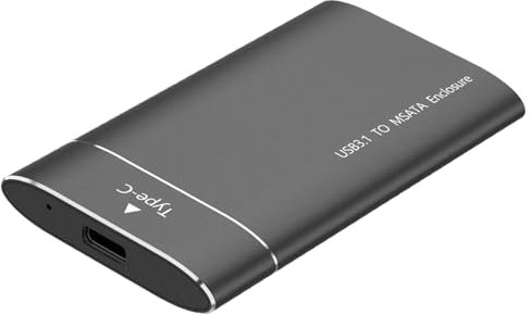 Dgayaeic Disco rigido portatile, disco rigido esterno USB, unità esterna SSD, per la gestione dei dispositivi, protezione di backup e password e cavi USB-A, disco rigido da 500 GB per espansione di