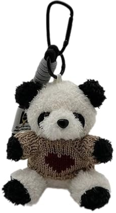 Morain Adorable porte-clés ours volant pour sacs et clés Panda Porte-clés Animal