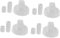CIYODO Control Knobs with Adapters Compatible with Oven Stove Cooktop White Replacement Knobs for Easy Operation Home Kitchens and Restaurants