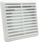 Devola 100mm Fixed Grill, White - DVFG100W