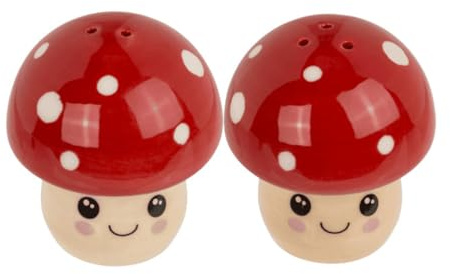 Fliegenpilz Kawaii Salz- und Pfefferstreuer Set