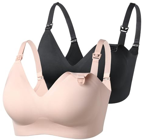 momcozy Reggiseno Allattamento Senza Ferretto, Bralette Imbottita