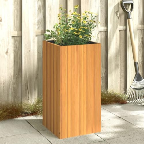 Générique Jardinière 45x45x90 cm Bois Massif d'acacia,Maison & Jardin,Pelouses & Jardins,Jardinage,Pots & Cache-Pots,Brun,14.5 KG,366504