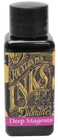 Diamine 30 ml, Deep Tinte für Füllfederhalter, Magenta