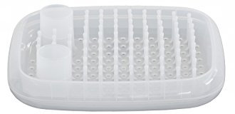 Magis Dish Doctor Abtropfbrett, Polypropylen, Plastik, Translucent Clear, Einheitsgröße