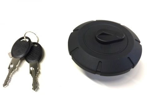 Tankdeckel abschließbar passend für Yamaha DT 50 X/R, XT 125 X/R (Bj. 2007–2008) – Tankverschluss mit Schloss & 2 Schlüsseln – hochwertiger Ersatz für Original-Benzintankdeckel