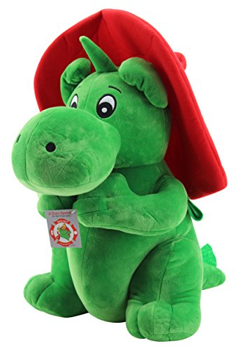 Sweety Toys 7745 Drache GRISU Plüschtier Feuerwehr Maskottchen Plüsch ca. 50 cm