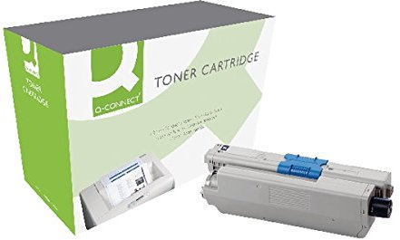 Q-Connect Wiederaufbereiteter Toner für OKI 44973508 Toner schwarz