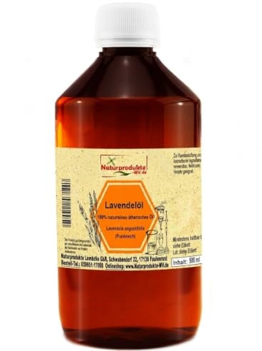 Lavendelöl (500 ml) 100% naturreines ätherisches Öl