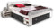 Stella Trading STEFAN Doppelbett Bettanlage 140 x 200 cm mit 2x Nachtkommoden - Schlafzimmer Komplett-Set in weiß / Graphit - 145 x 86 x 204 cm (B/H/T)