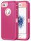 Jelanry for iPhone 5S/ iPhone SE 1st Gen 2016/ iPhone 5 Case Heavy Duty Rugged Armor Shockproof Dual Layer Protective Shell Anti dust Scratch Non-Slip Bumper Hybrid Back Cover Phone Cases, Rose/Pink
