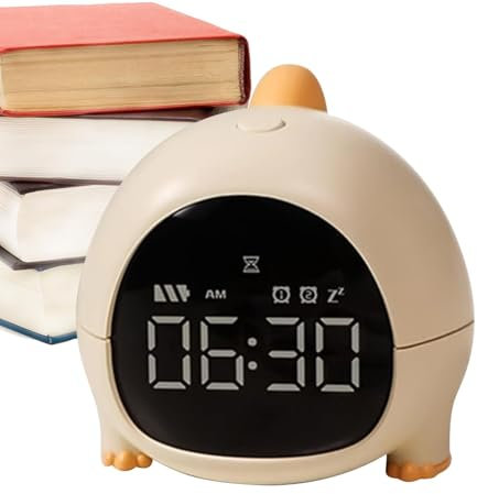 itrimaka Dinosaurier-Digitaluhr, Dinosaurier-Uhr für Kinder,Desktop-Wecker für Kinder - Kreativer digitaler Wecker für Kinderzimmer, Schlaftrainer für Kinder mit LED-Anzeige