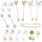 Canzoon Künstliche Perlenbrosche Nadel 15Pcs Schal Clip Schnalle Schal Clip Damen Für Frauen Mädchen Hochzeitsfeier Dekorationsgeschenke