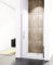 Aica Sanitär Duschtür 70x180cm Nischentür Duschabtrennung Glas Dusche
